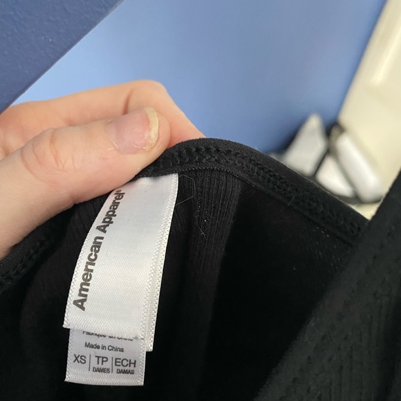 American apparel long black dress - Picture 3 of 4